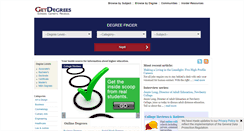 Desktop Screenshot of getdegrees.com